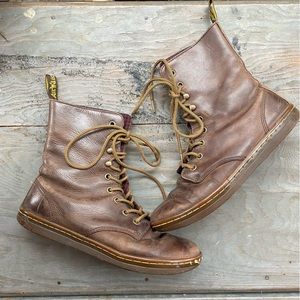 Dr Martens Tehani brown leather boots | size US 8